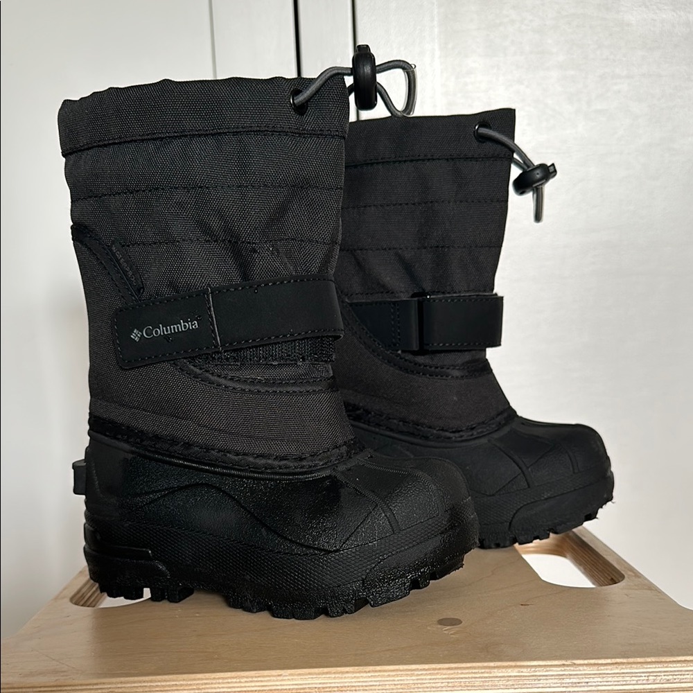 Columbia Powderbug Plus II Black Winter Boots